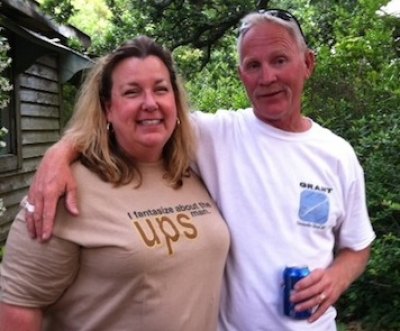 Teresa O'Neal, owner of Island Ragpicker, fantasizes about the UPS man and has the t-shirt to prove it. 